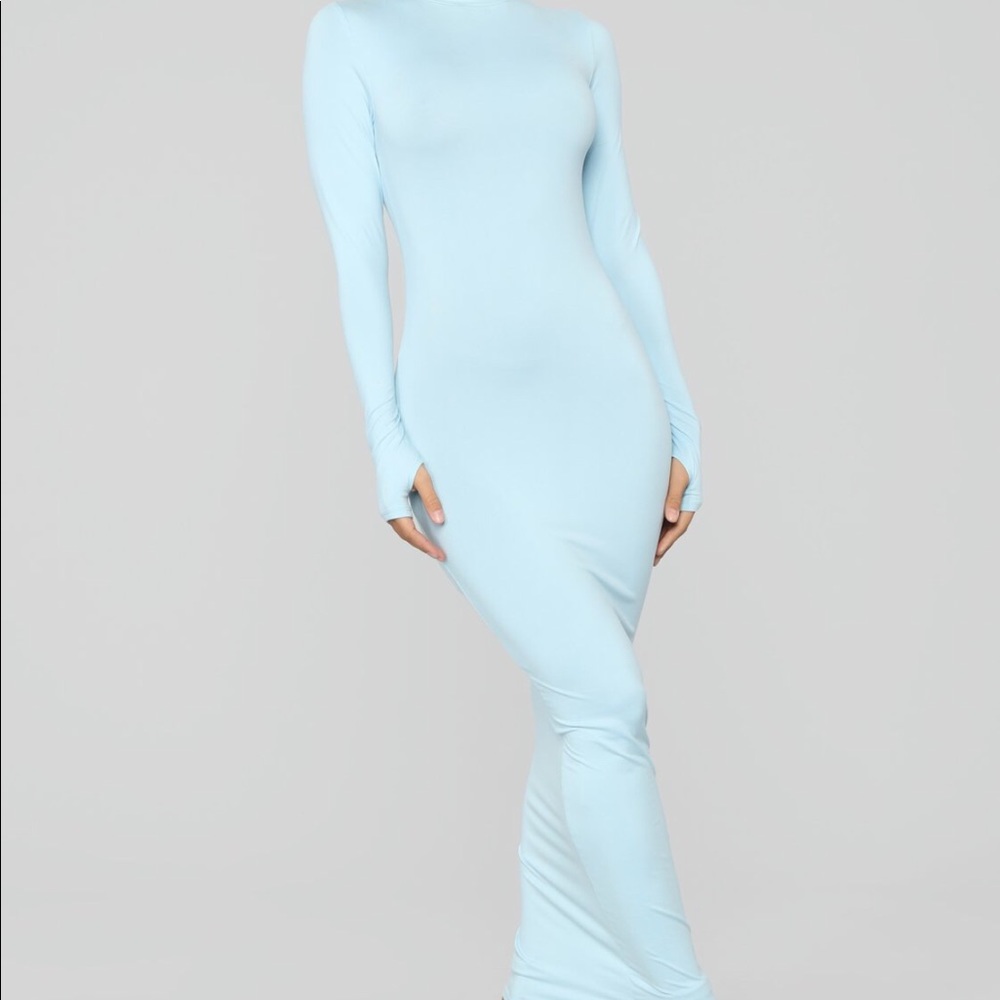 Fashion Nova Full Cover Maxi Dress